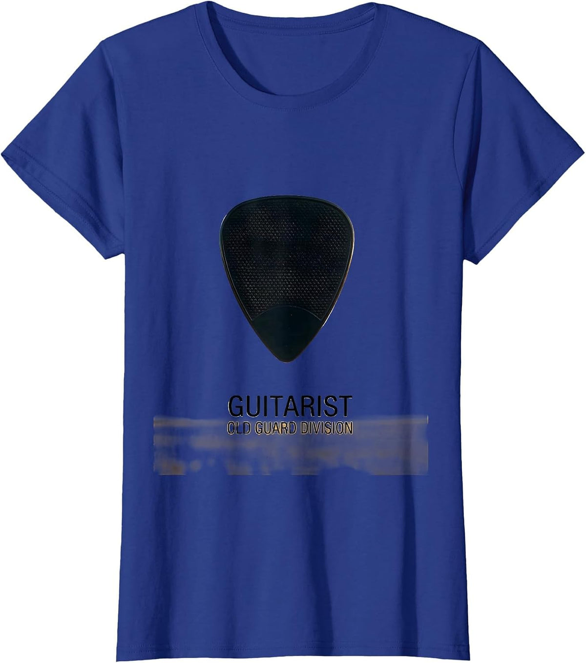 Women's Guitarist Old Guard Division Funny Guitar Player Gift T-Shirt - Royal Blue