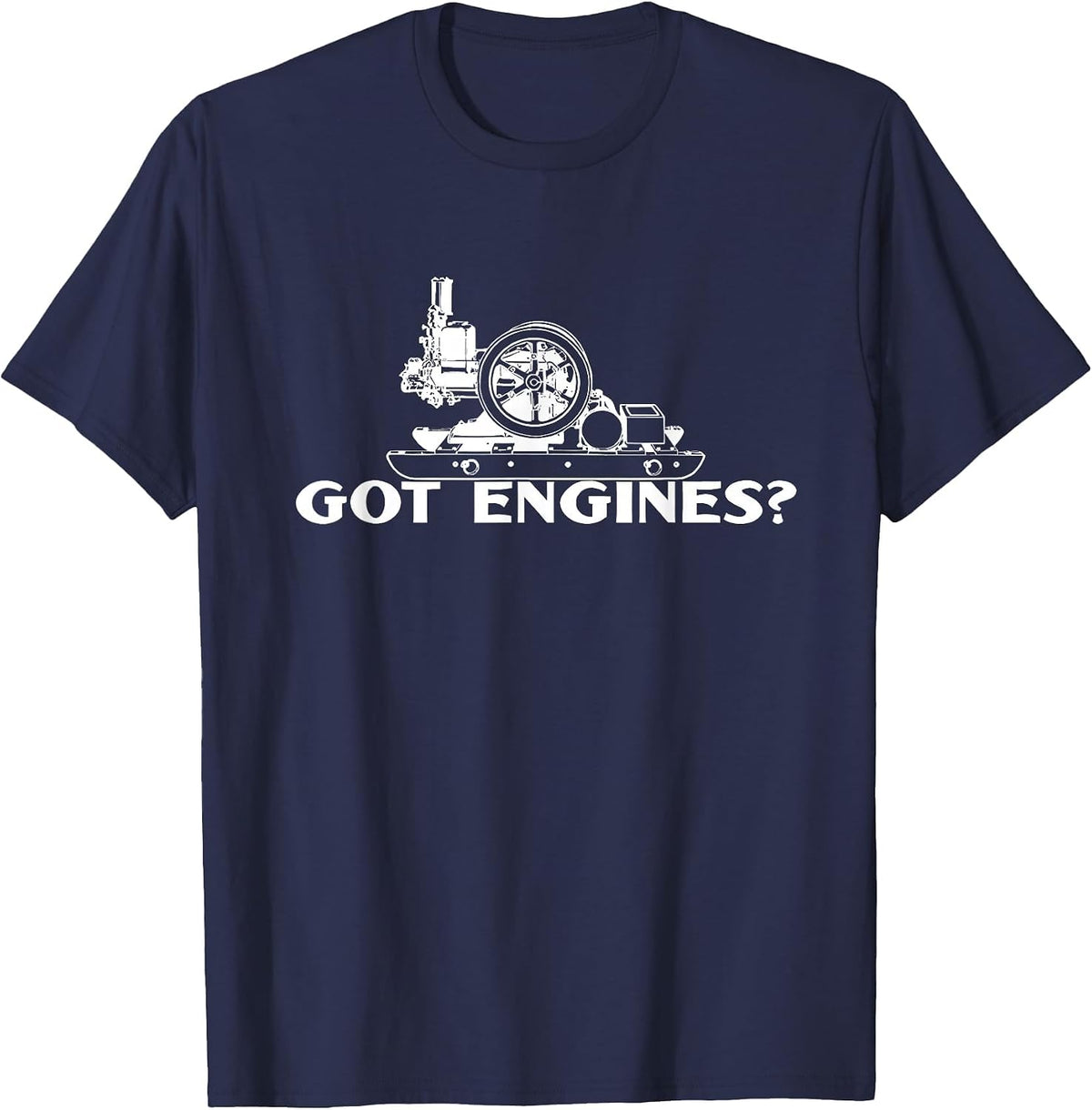 Got Engines Hit and Miss Gas T-Shirt - Navy Blue