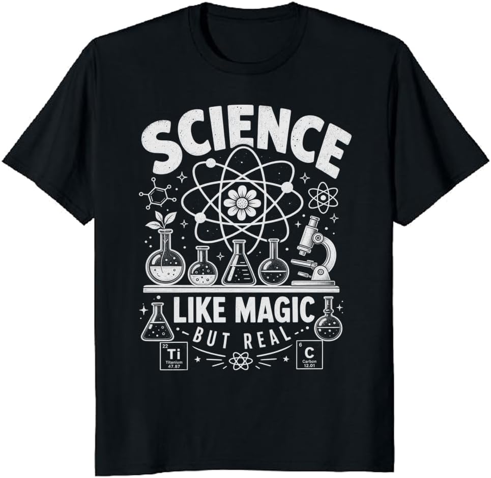 Science Teacher Energy T-Shirt Cute Goose Lab Graphic Tee - S6