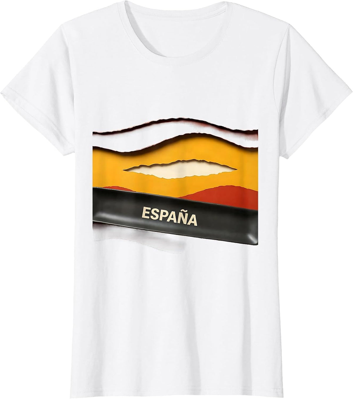 España National Pride Spanish Heritage Travel Souvenir T-Shirt - White
