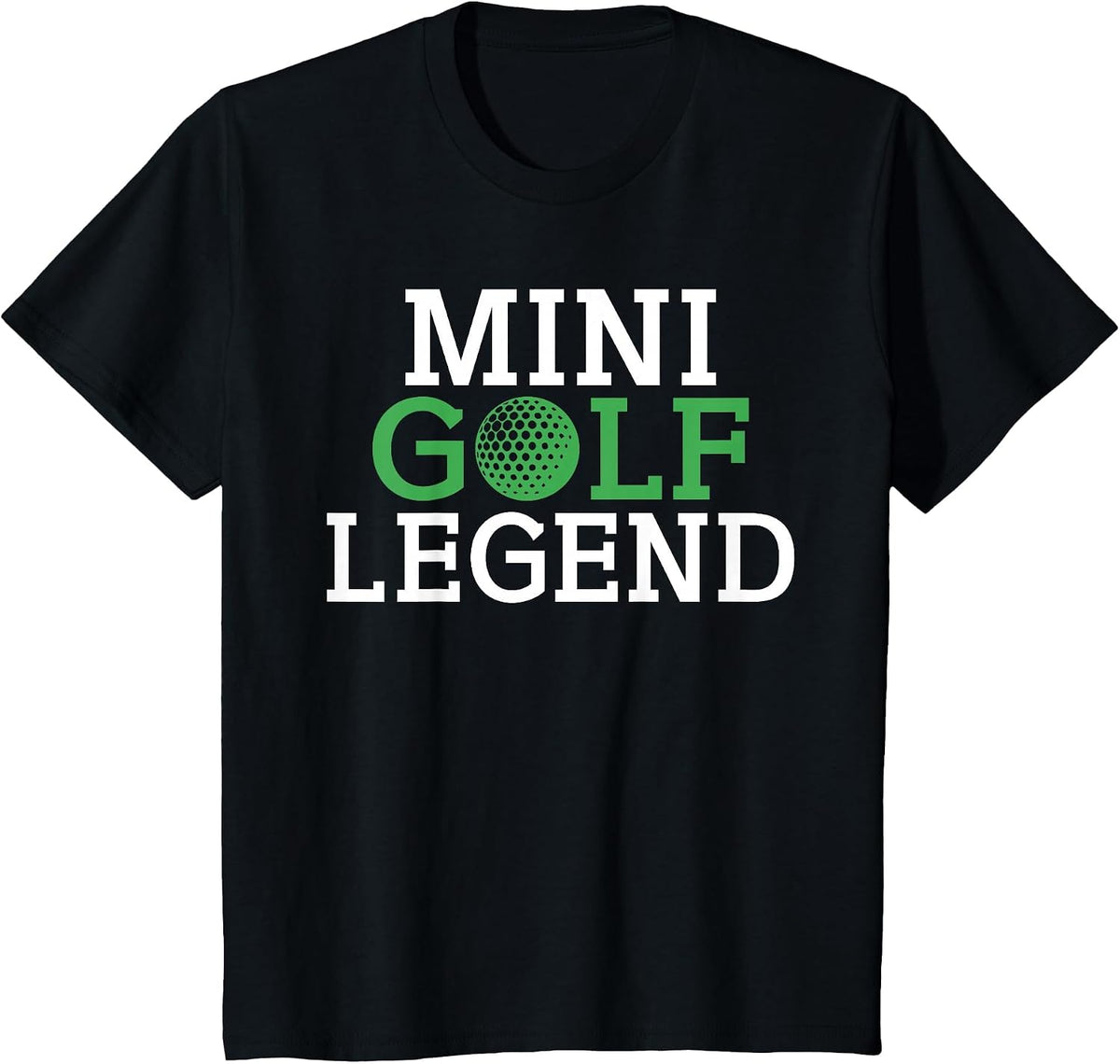 Mini Golf Legend T-Shirt - Black