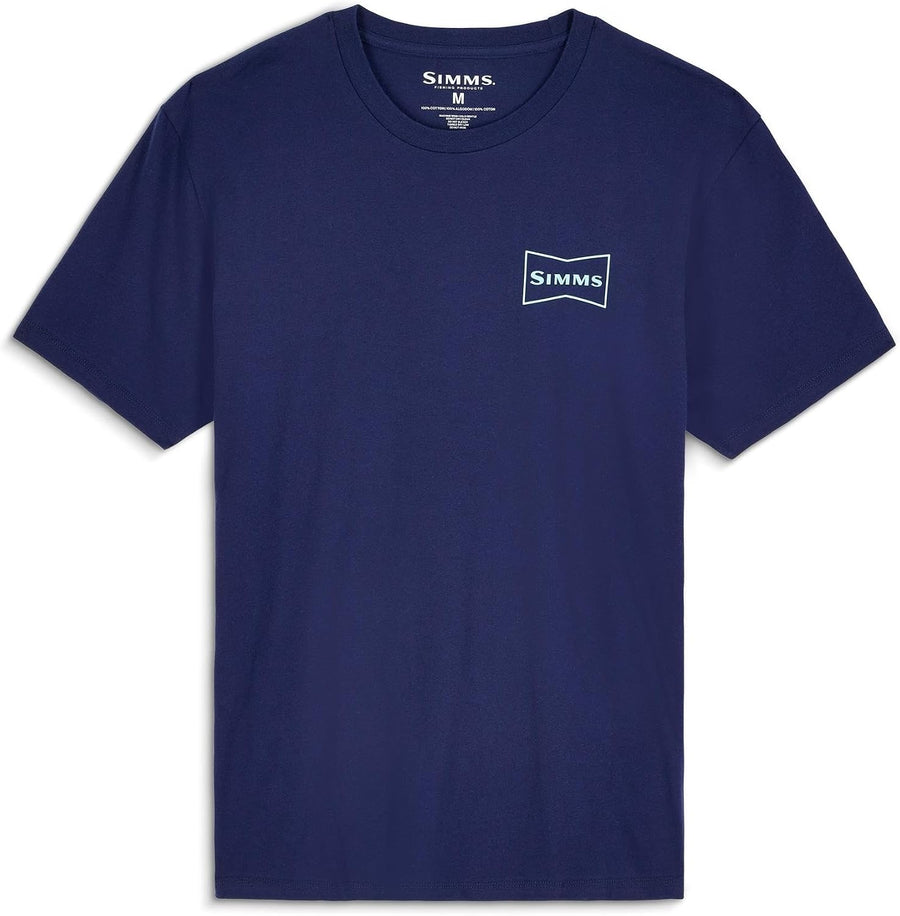 Simms Men's Salty Sign T-Shirt - Navy