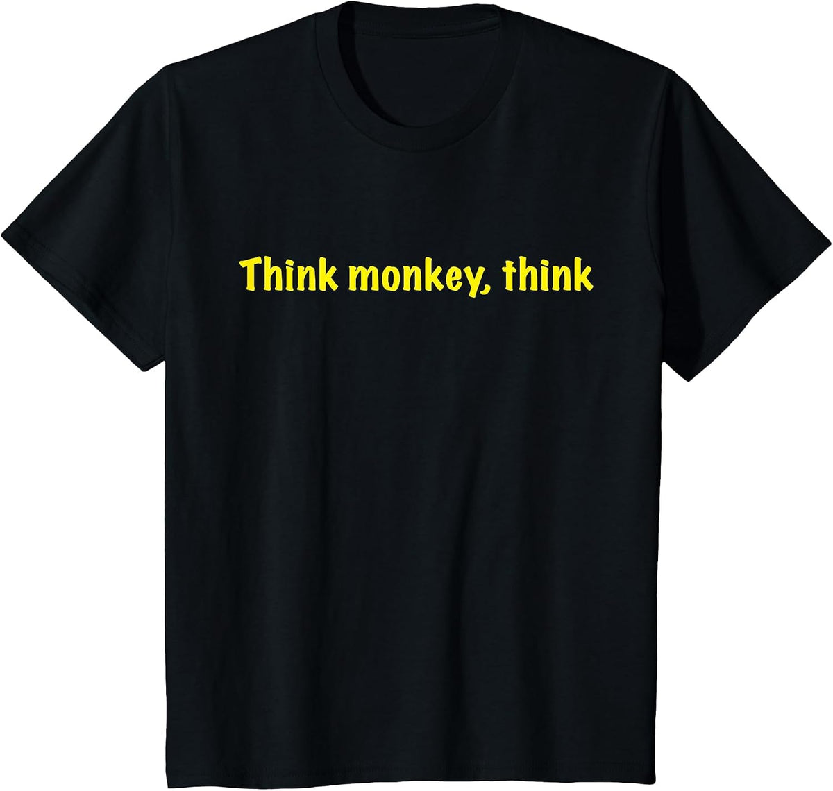Think Monkey - Science Nerds Geek - Evolution T-Shirt - Black