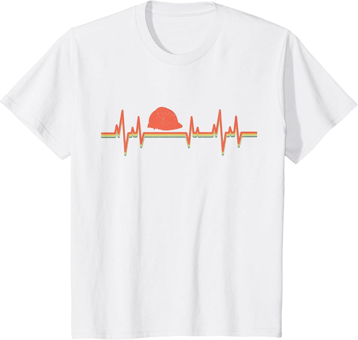 Construction Worker T-Shirt - White