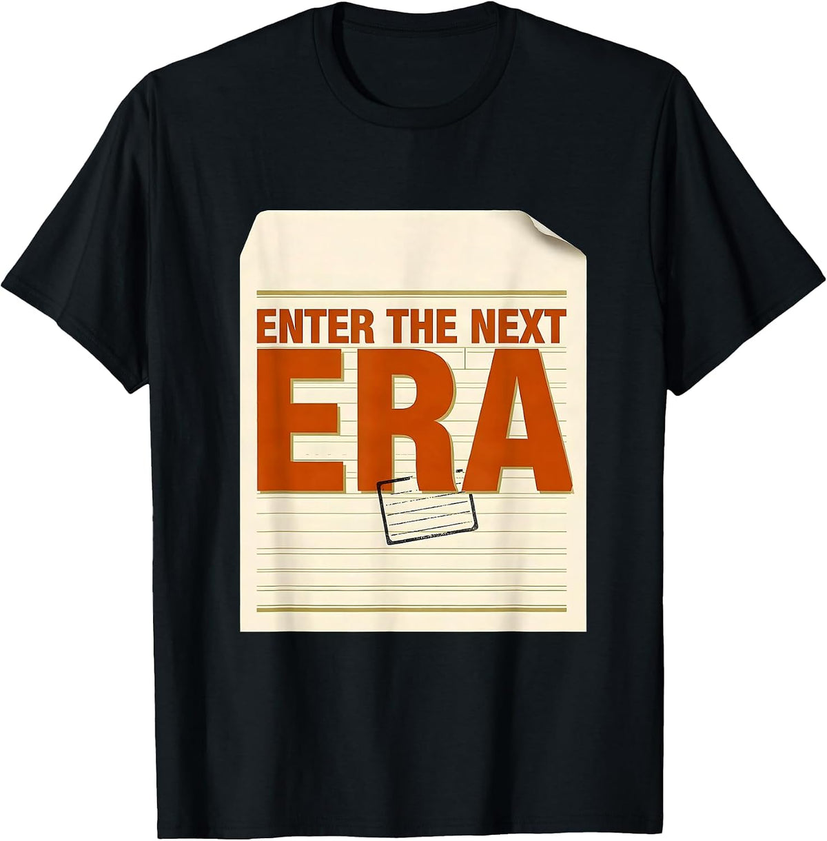 Men's Enter The Next Era Funny History Teacher Social Studies T-Shirt - Black