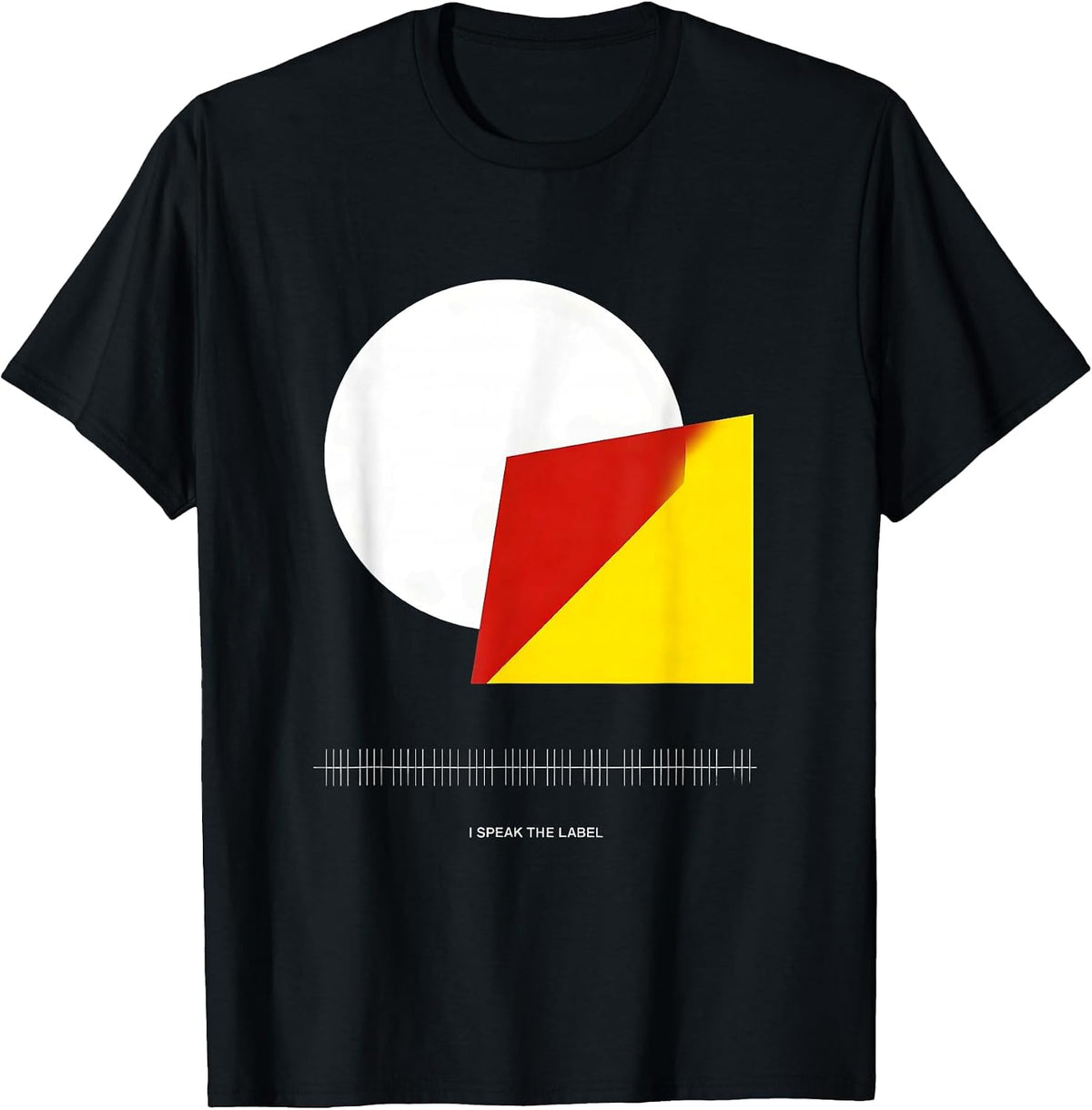 Men's I Speak The Label Funny Pharmacy Tech Pharmacist Student T-Shirt - Black