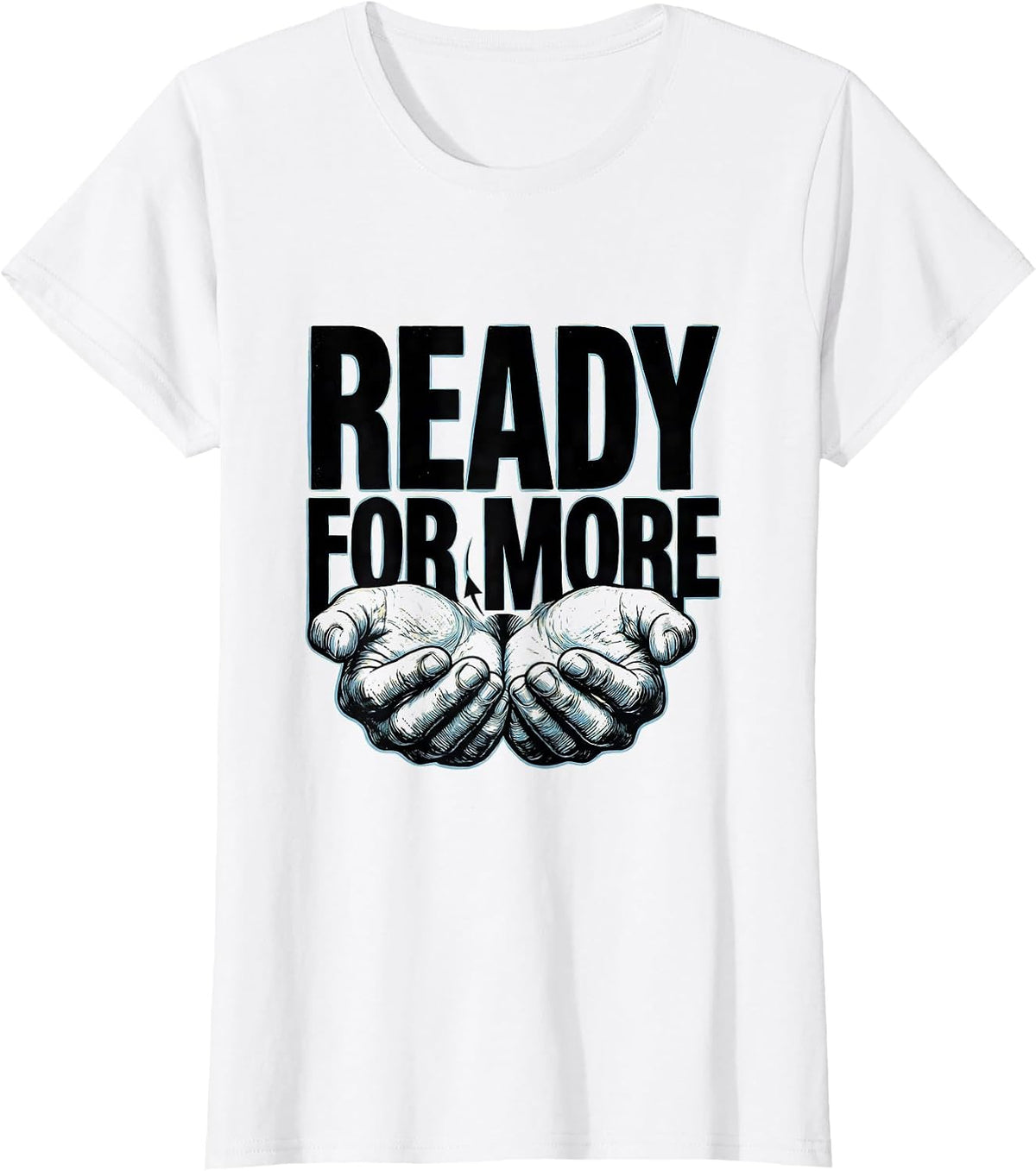 Ready For More Funny ASL Sign Language Teacher Classroom T-Shirt - White
