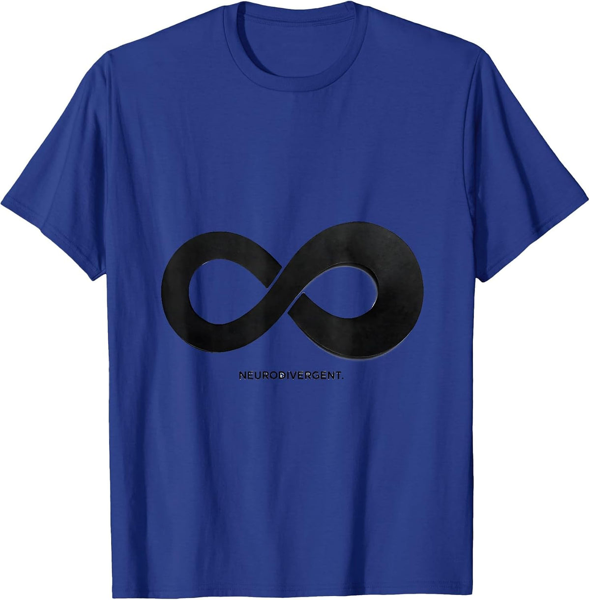 Neurodivergent Autism ADHD Neurodiversity Awareness T-Shirt - Royal Blue