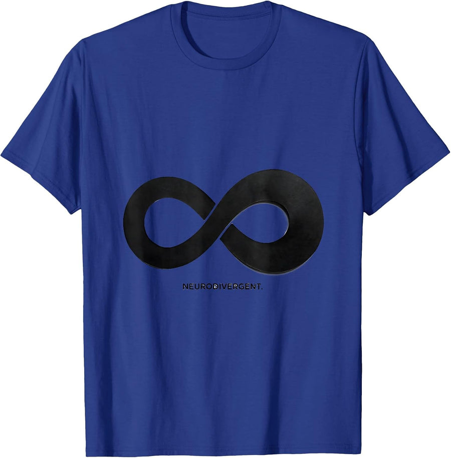 Neurodivergent Autism ADHD Neurodiversity Awareness T-Shirt - Royal Blue