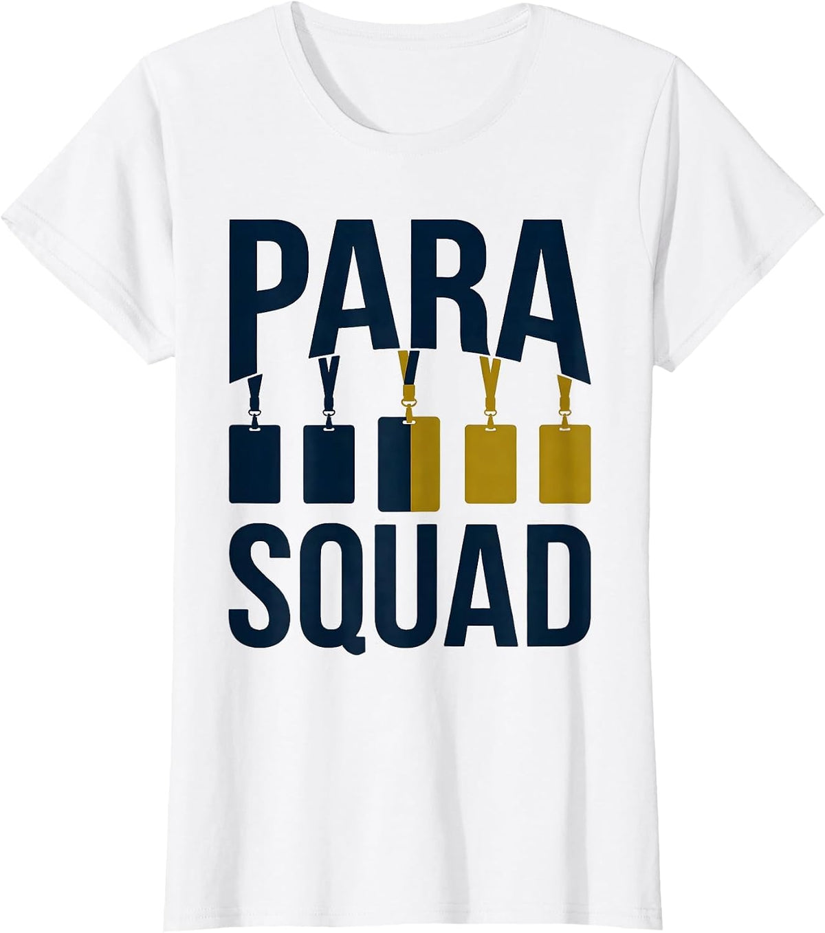 Para Squad Cute Playful Back To School Teacher T-Shirt - White