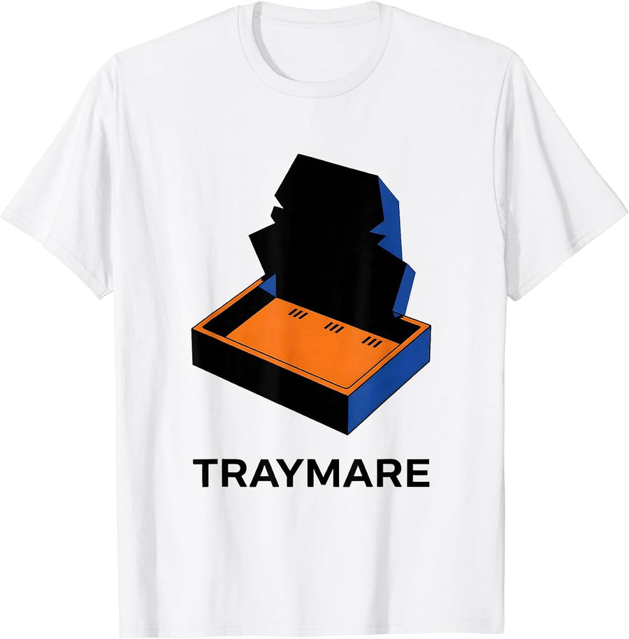 Men's Traymare Geometric Pharmacy Halloween Pharmacist Tech Crew T-Shirt - White