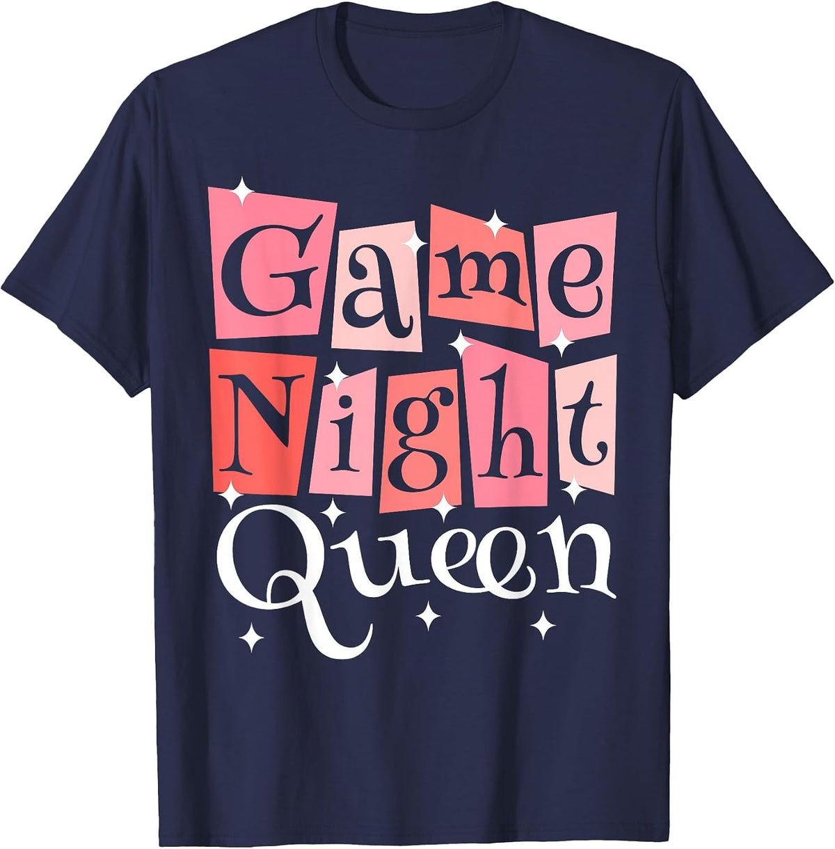 Girl Game Night Daughter Family Board Game Night T-Shirt - Navy Blue