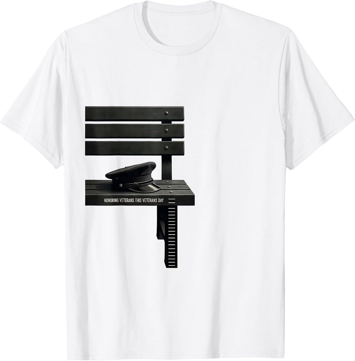 Honoring Veterans This Veterans Day Patriotic Tribute Gift T-Shirt, Men, White, X-Large - As Pictured