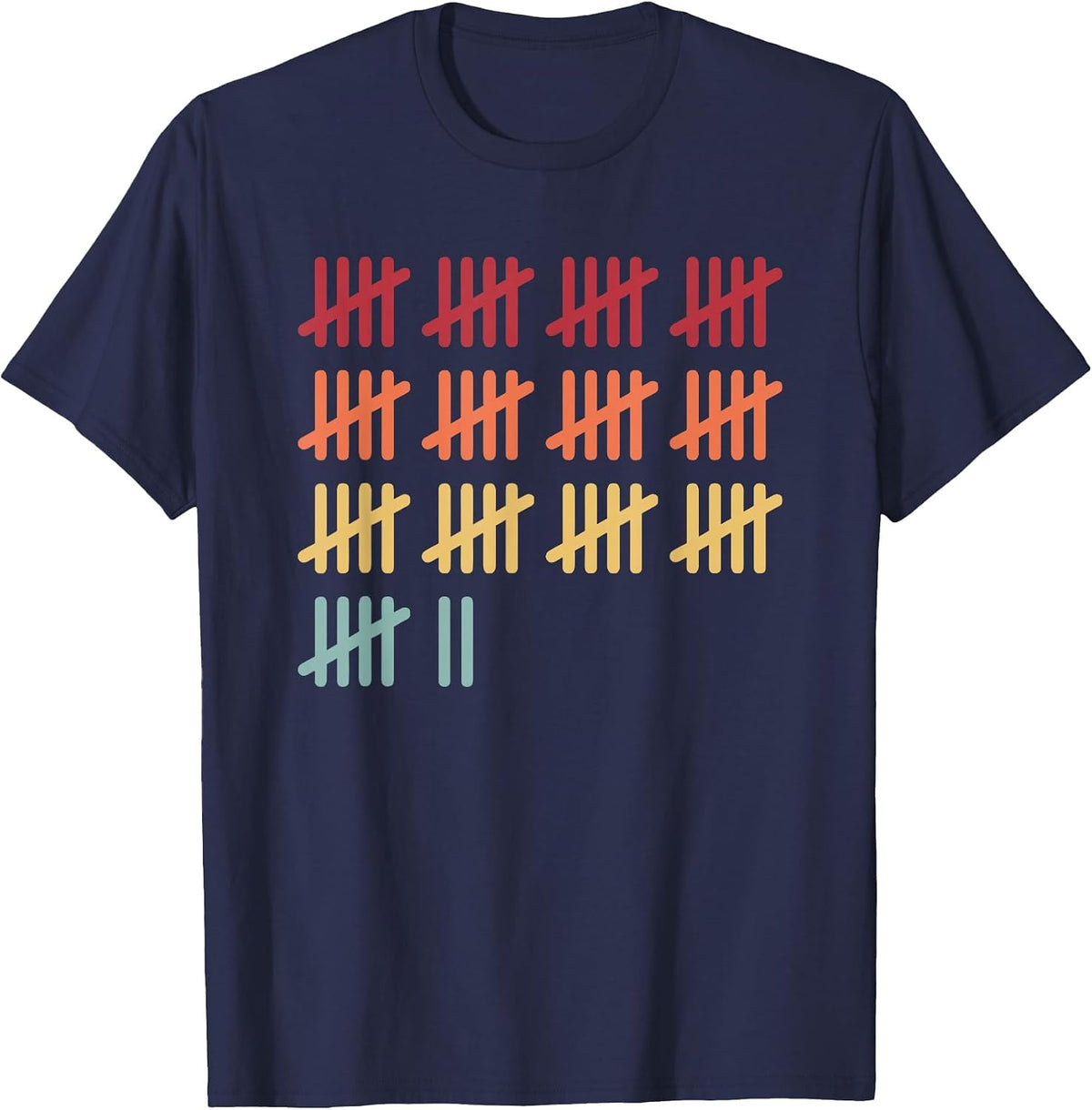 67 Counting Math Teacher Mathematics 67th Number Vintage 67 T-Shirt - Navy Blue