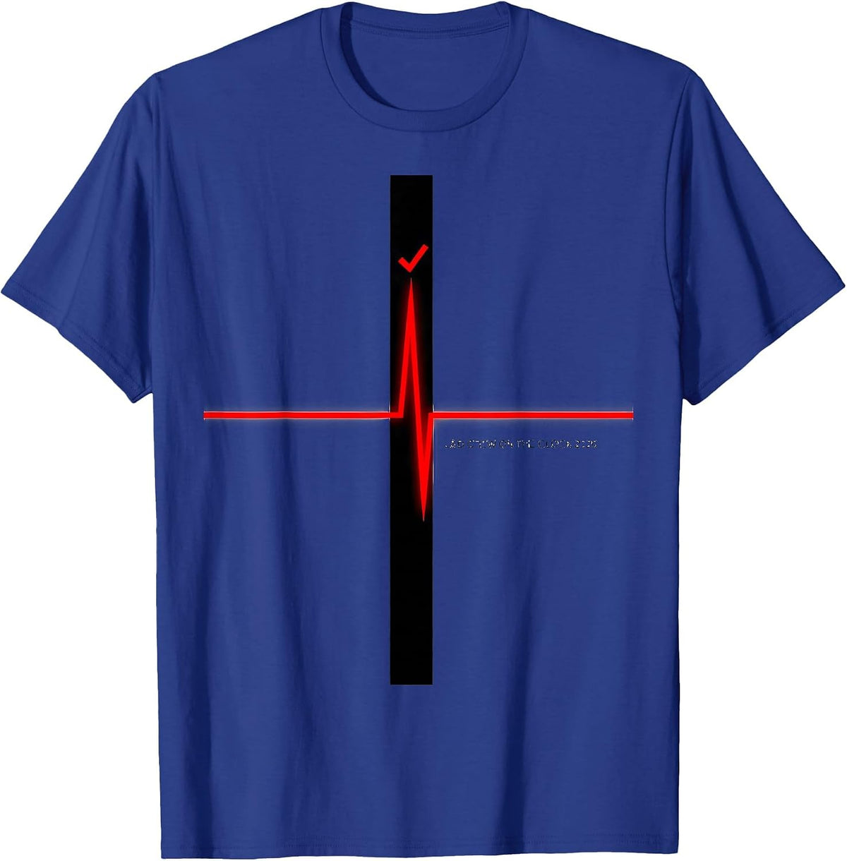 L&D Crew On The Clock 2026 Festive Nurse Crew New Year Eve T-Shirt - Royal Blue