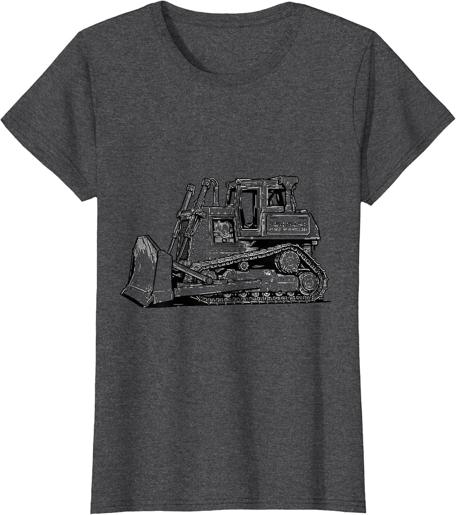 Women's Armor Package: Optional But Recommended Heavy Machinery T-Shirt - Dark Heather Grey