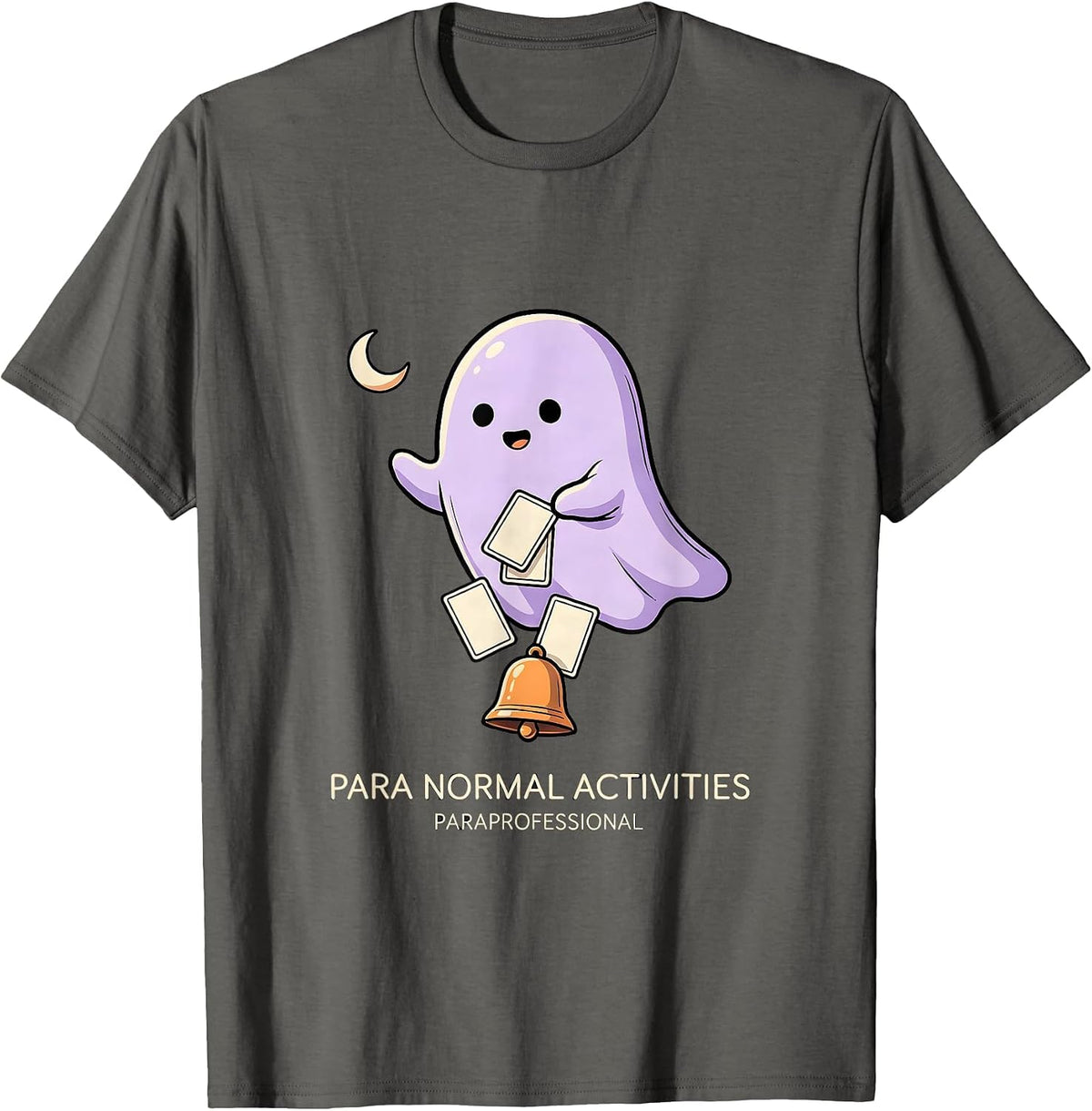 Para Normal Activities Paraprofessional Ghost T-Shirt - Asphalt Grey