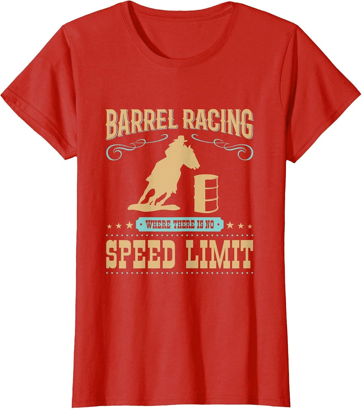 Barrel Racer T-Shirt - Red