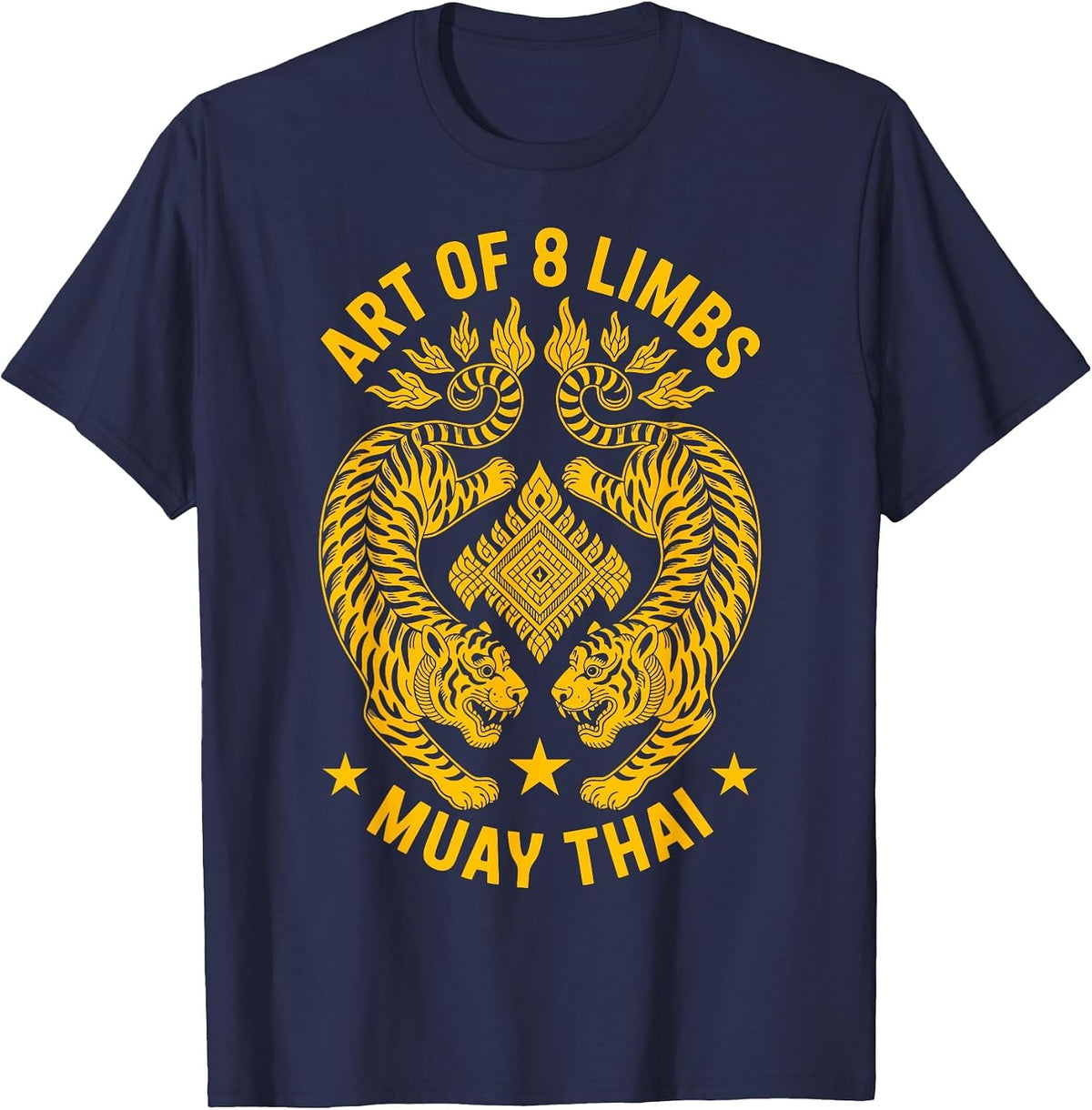 Muay Thai Art of 8 Limbs Thai Boxing T-Shirt - Navy Blue