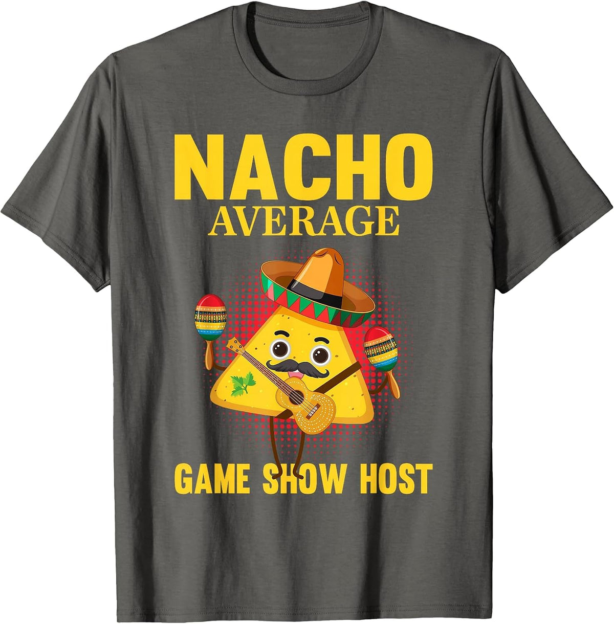 Game Buzzer Host Club Costume Game Show Host Costume T-Shirt - Asphalt Grey
