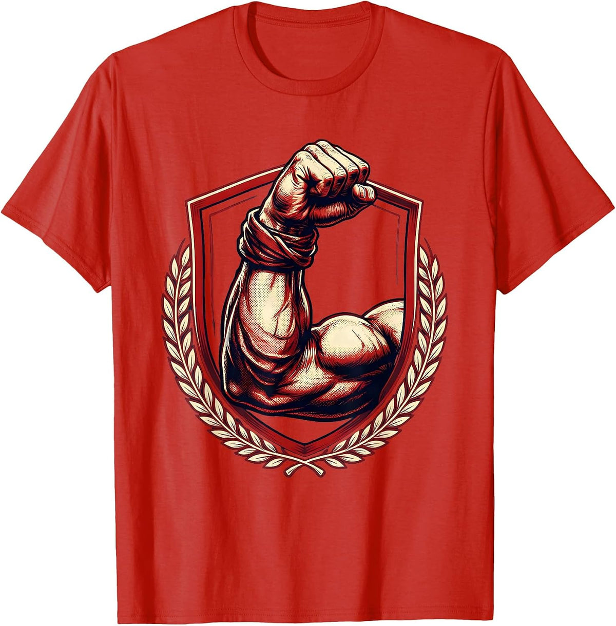 Men's Rosie the Riveter Flexed Forearm Graphic T-Shirt - Red