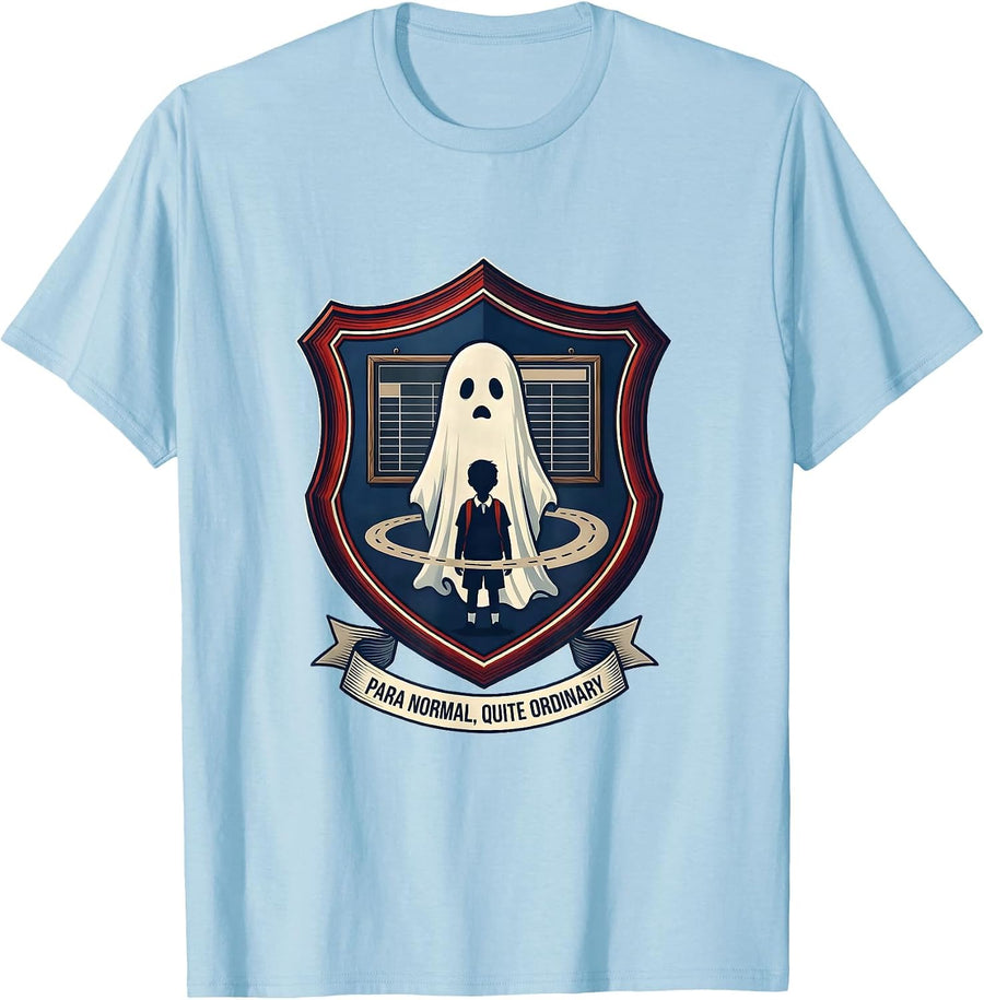 Men's Para Normal Quite Ordinary Ghost Para Paraprofessional T-Shirt - Baby Blue
