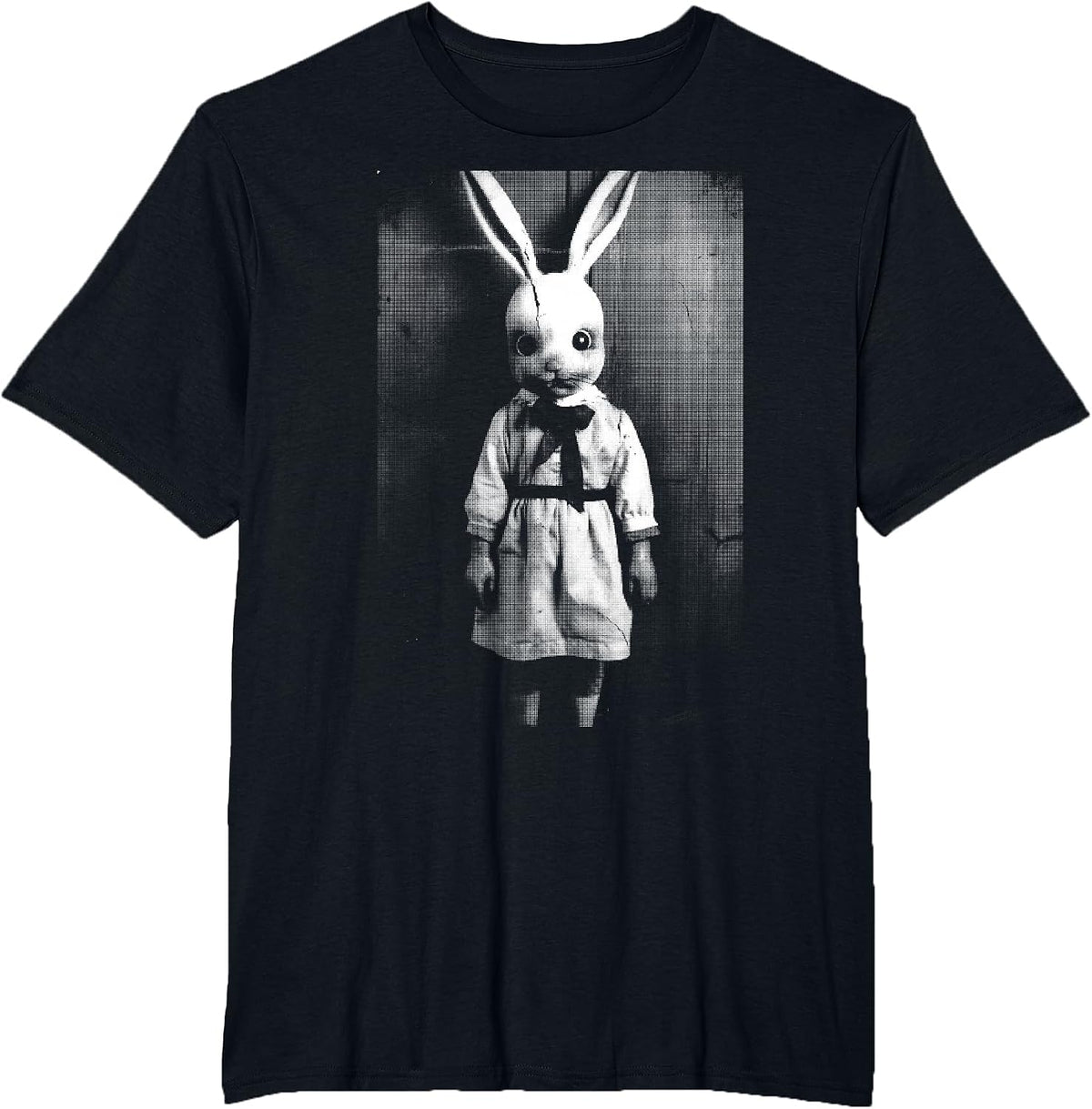 Horror Bunny Rabbit | Dark Creepy Unholy Gothic Halloween T-Shirt - Black