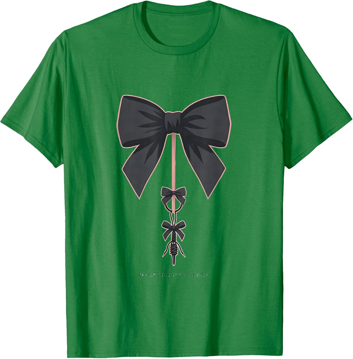 Men's Bow Certified Everything Included Cute Coquette Bow T-Shirt - Kelly Green