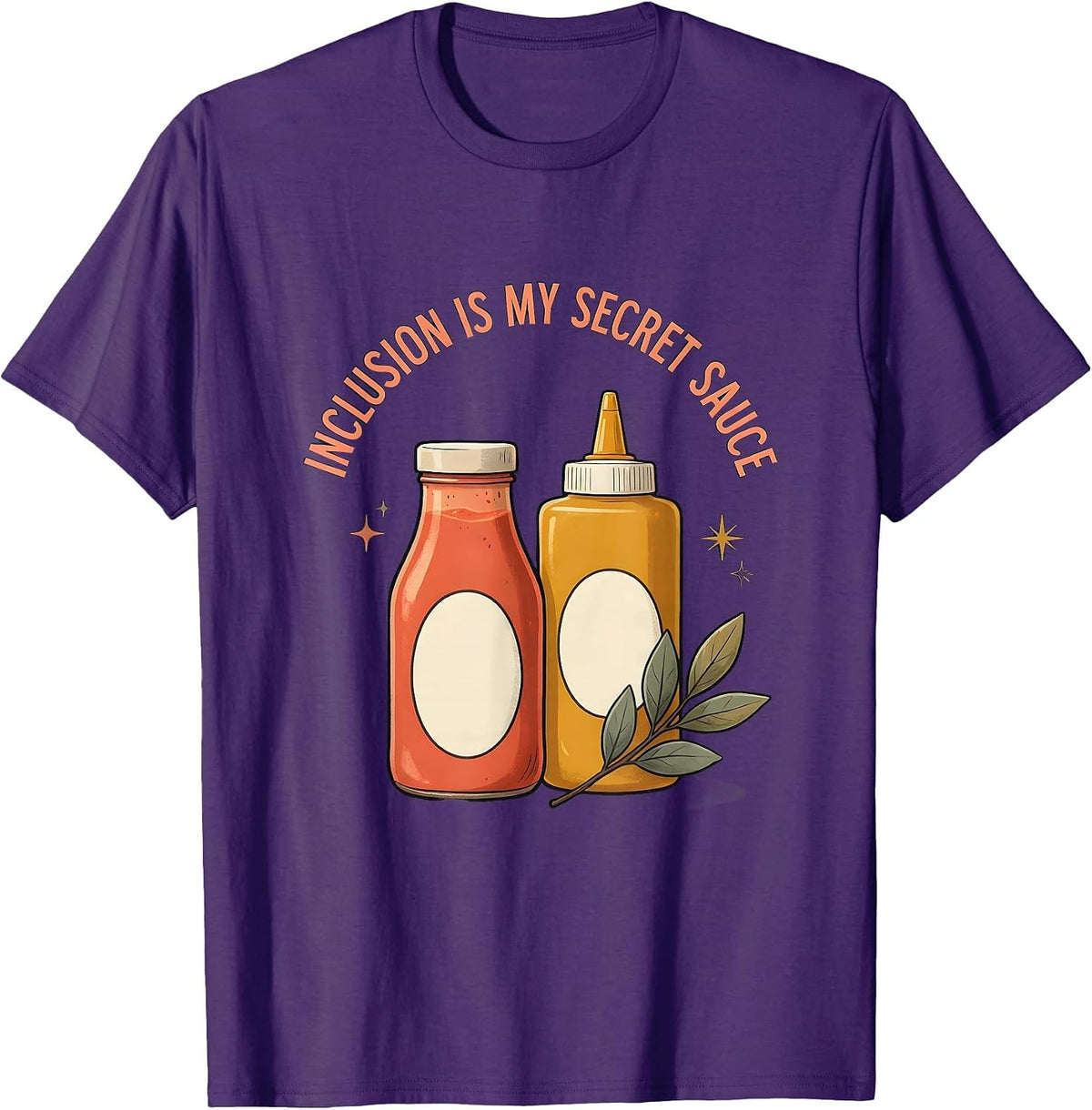 Inclusion Is My Secret Sauce Whimsical Special Education T-Shirt - Purple