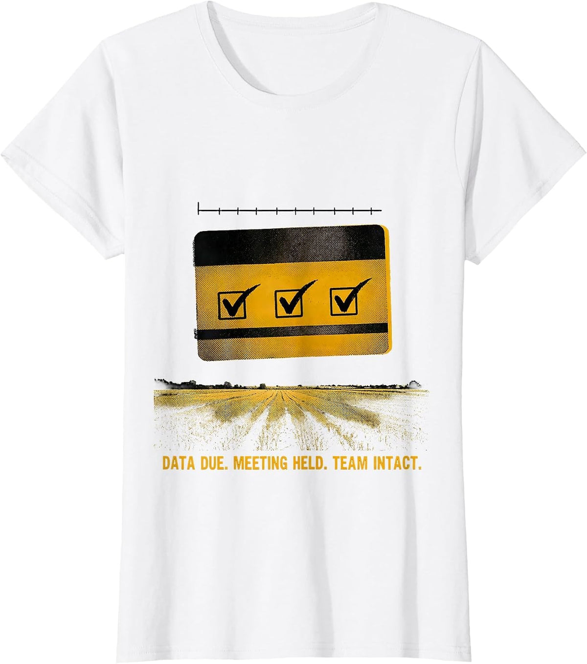 Data Due Meeting Held Team Intact Special Education Teacher T-Shirt - White