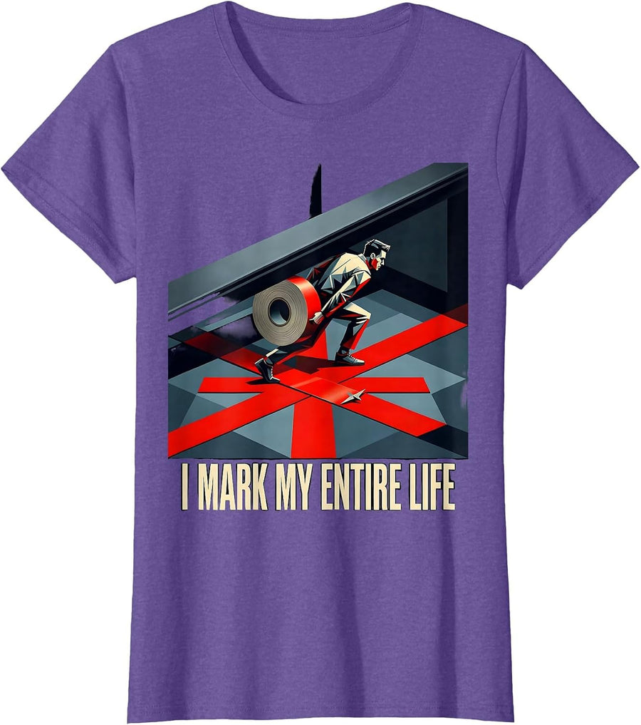 I Mark My Entire Life Funny Theater Kid Musical Theatre Gift T-Shirt - Purple Heather