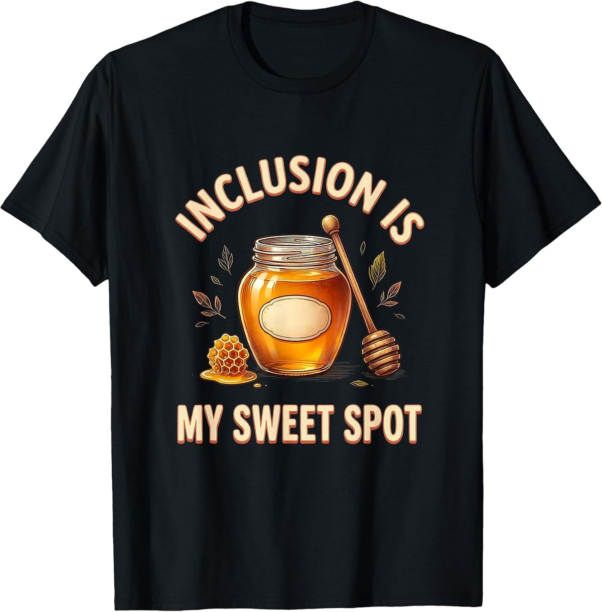 Men's Inclusion Is My Sweet Spot Whimsical Special Education T-Shirt - Black