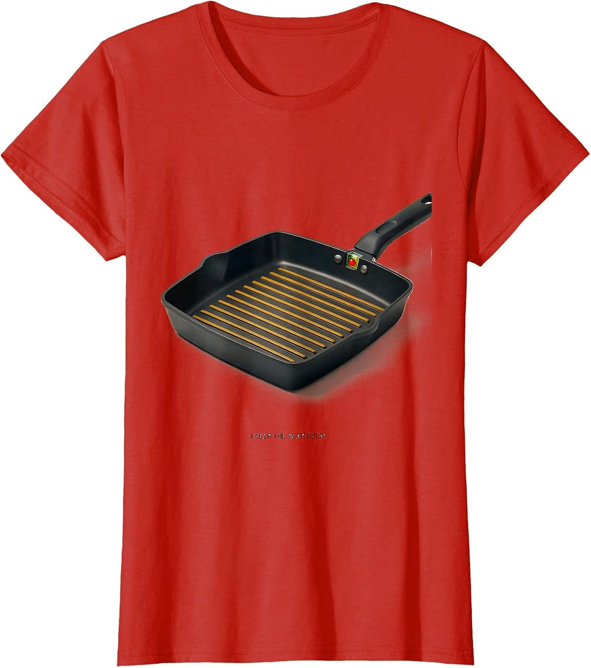 Women's I Keep The Sear Even Funny Chef Line Cook Kitchen Humor T-Shirt - Red