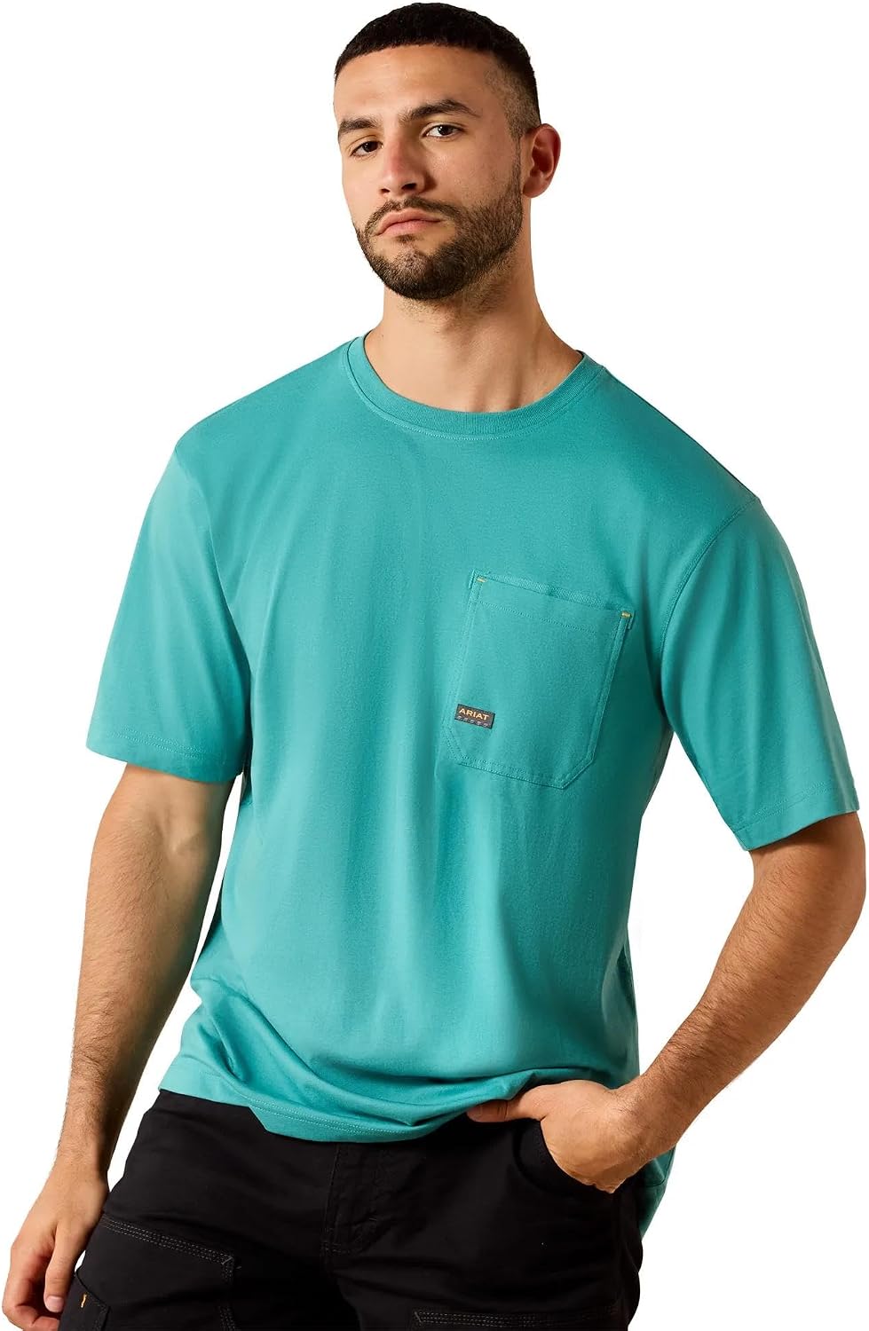 ARIAT Men's Rebar Workman T-Shirt - Teal