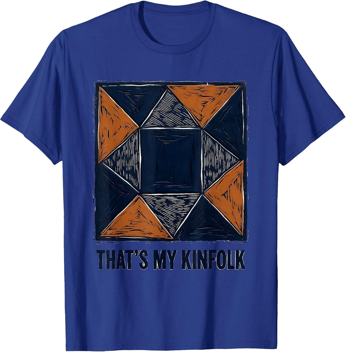 That's My Kinfolk Funny Family Reunion Matching T-Shirt - Royal Blue