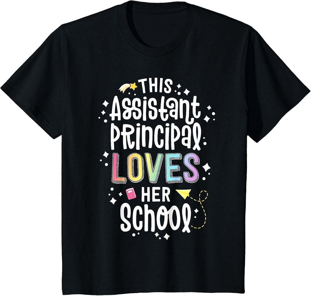 This Assistant Principal Loves Her School Vice Principal T-Shirt - Black