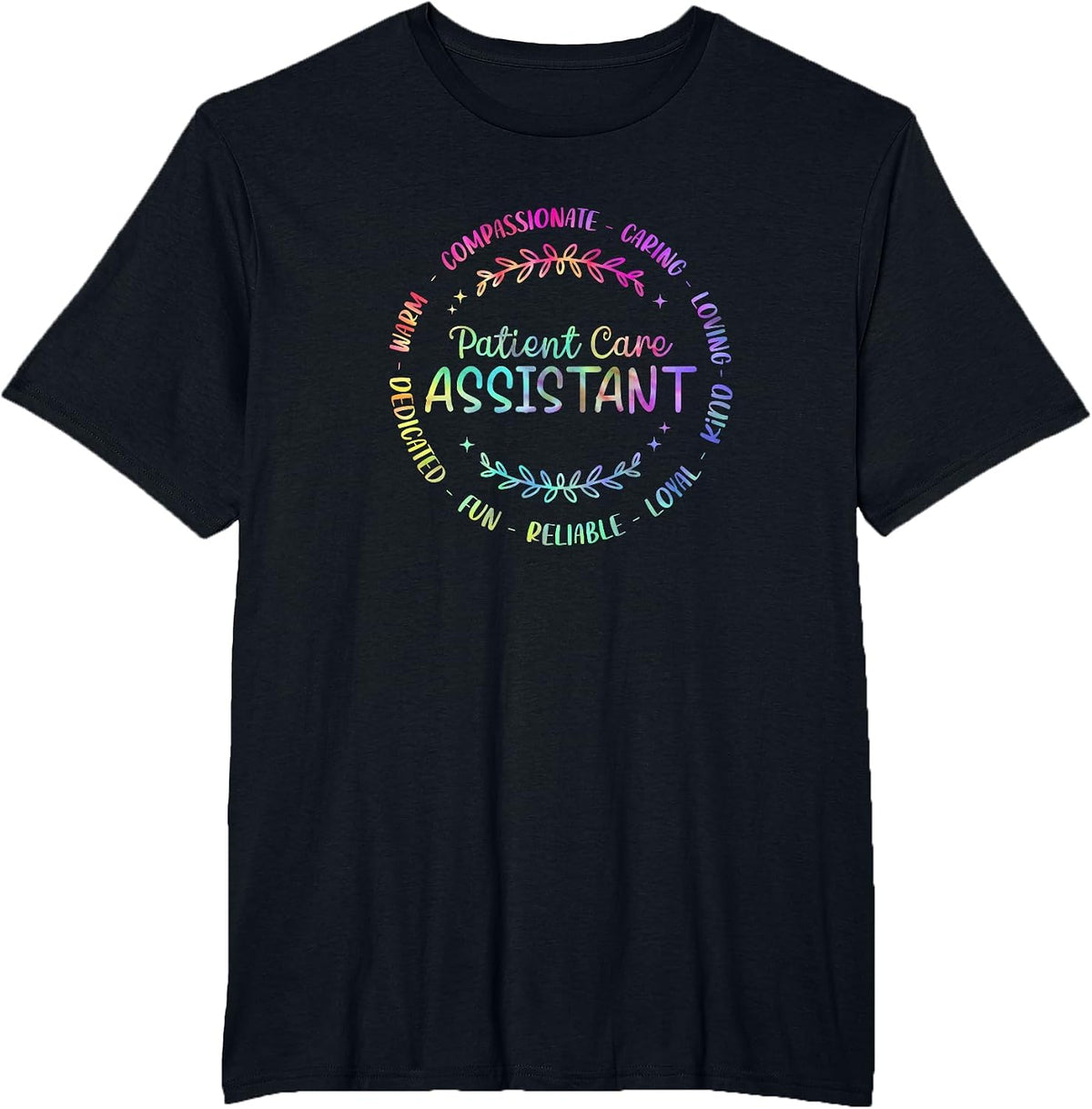 Patient Care Assistant PCA Appreciation Week Healthcare T-Shirt - Black