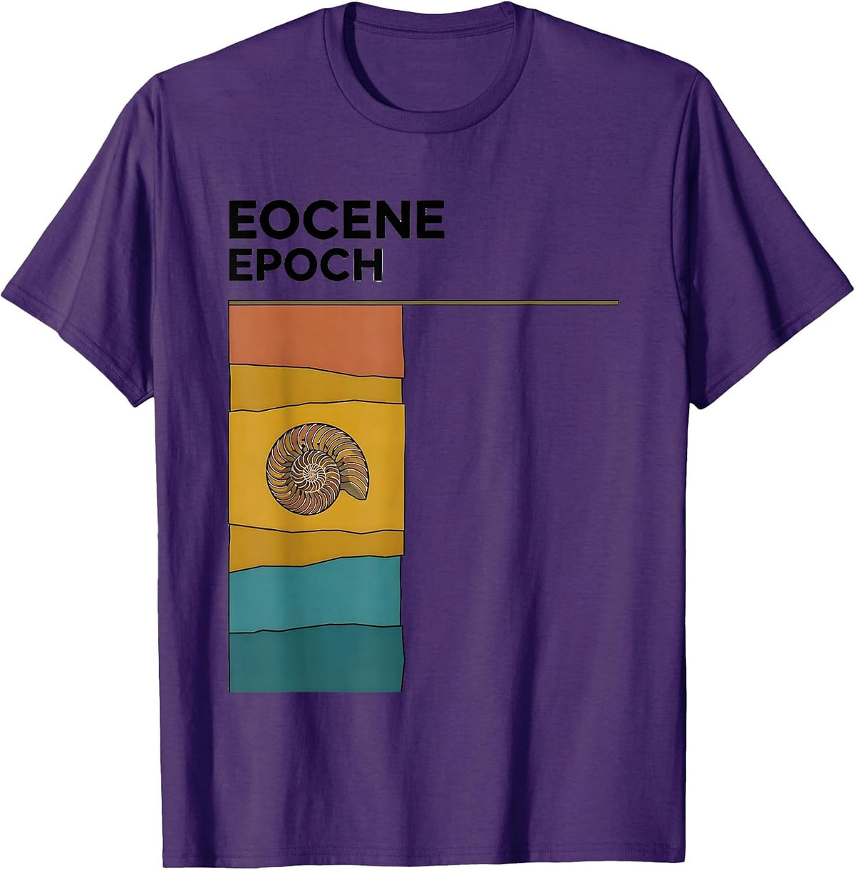 Eocene Epoch Funny Rock Collector Geologist Humor T-Shirt - Purple
