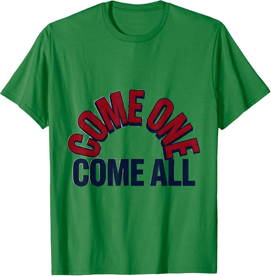 Men's Come One, Come All Funny Circus Party Costume Carnival Theme T-Shirt - Kelly Green