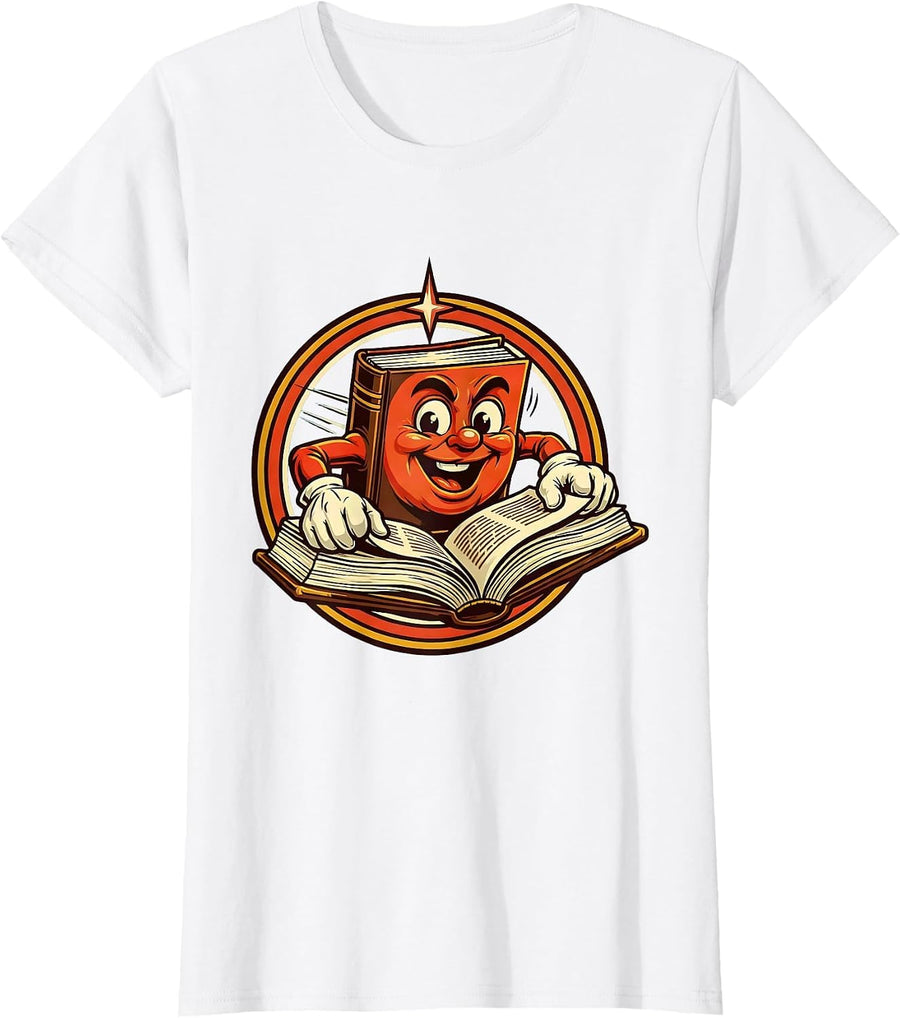 Women's Reading Is My Favorite Sport Book Lover Tee T-Shirt - White