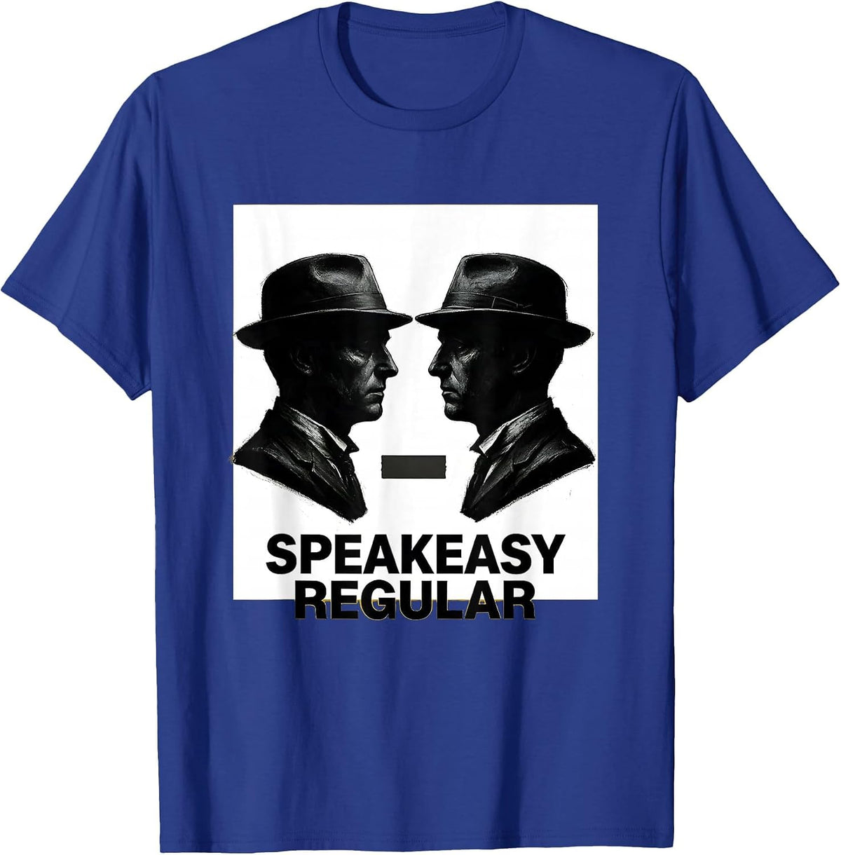 Speakeasy Regular Vintage Roaring 20s Party Costume Humor T-Shirt - Royal Blue