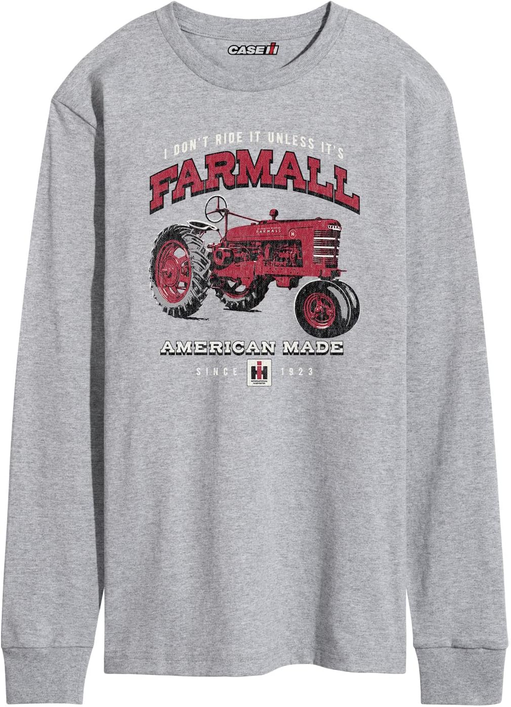 Don't Ride It Unless Farmall - Men's Long Sleeve T-Shirt - Athletic Heather
