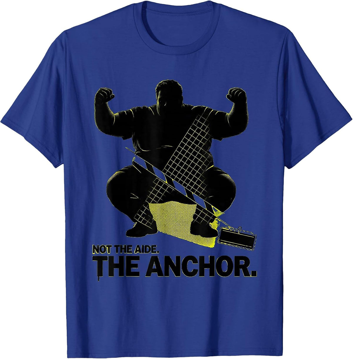 Not The Aide The Anchor Funny Paraprofessional Teacher T-Shirt - Royal Blue