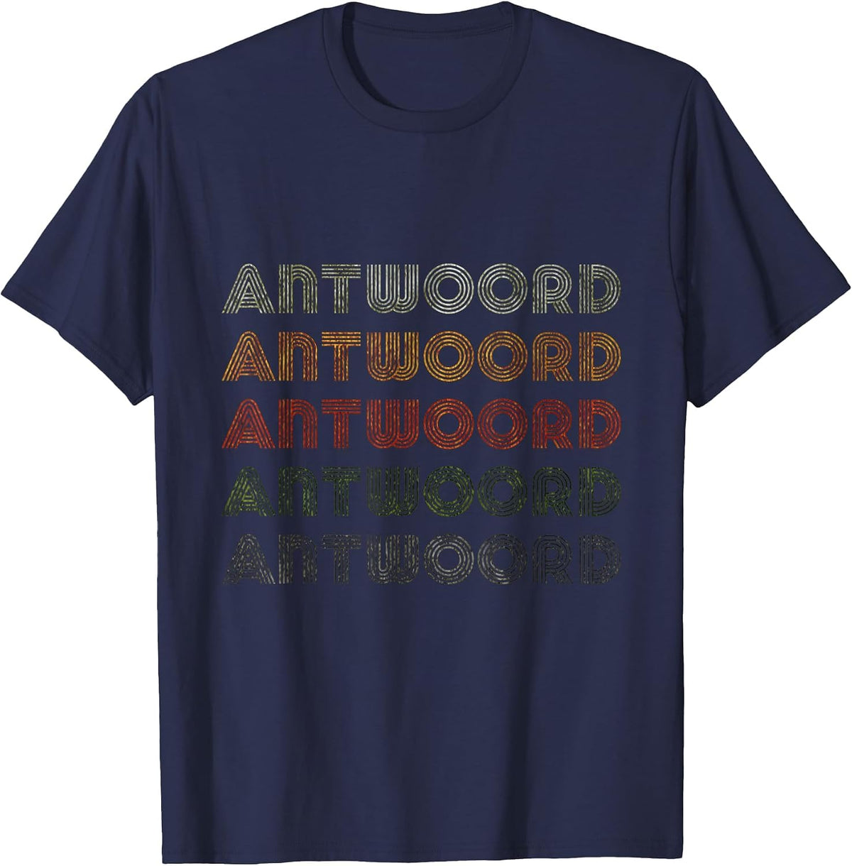 Love Heart Antwoord Tee Grunge Vintage Style Black Antwoord T-Shirt - Navy Blue