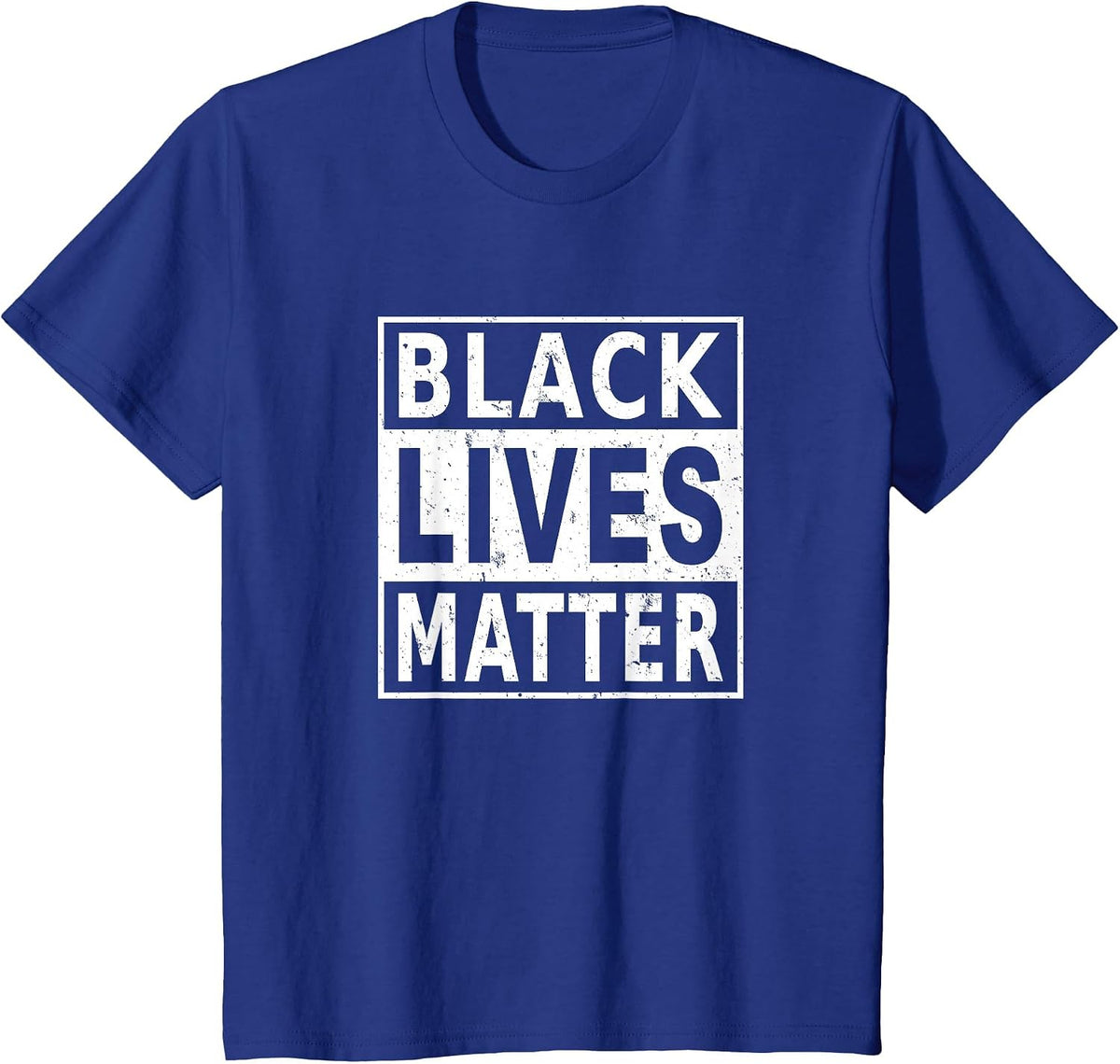 Black Lives Matter BLM Black History Month Protest Power T-Shirt - Royal Blue