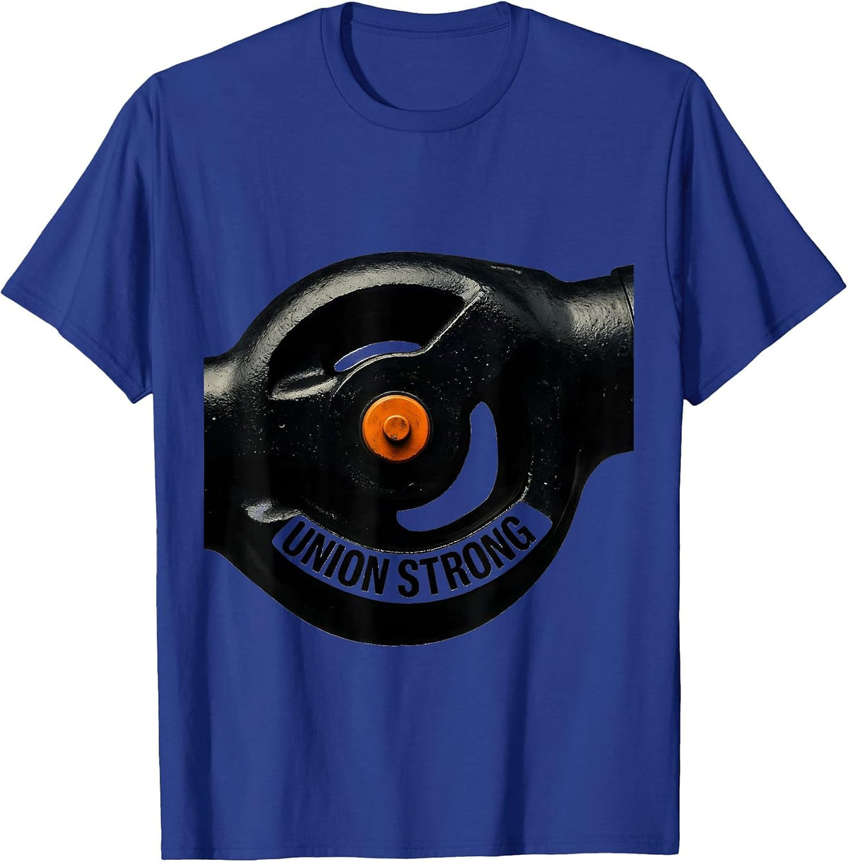 Men's Union Strong Skilled Trades Labor Worker Pride T-Shirt - Royal Blue