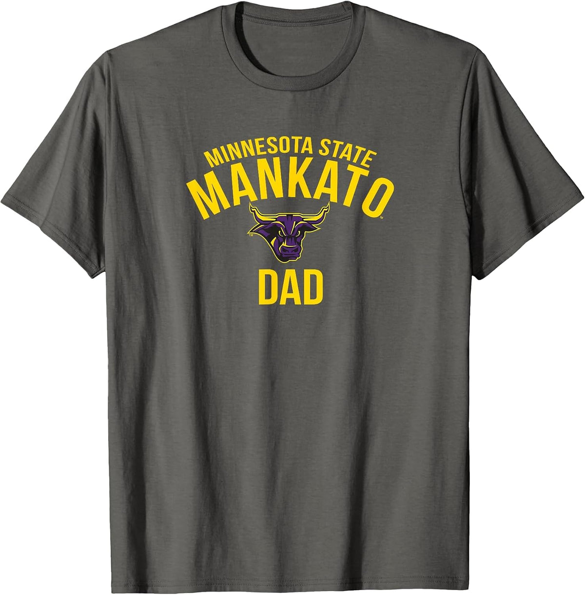 Minnesota State Mankato Mavericks Dad T-Shirt - Asphalt Grey
