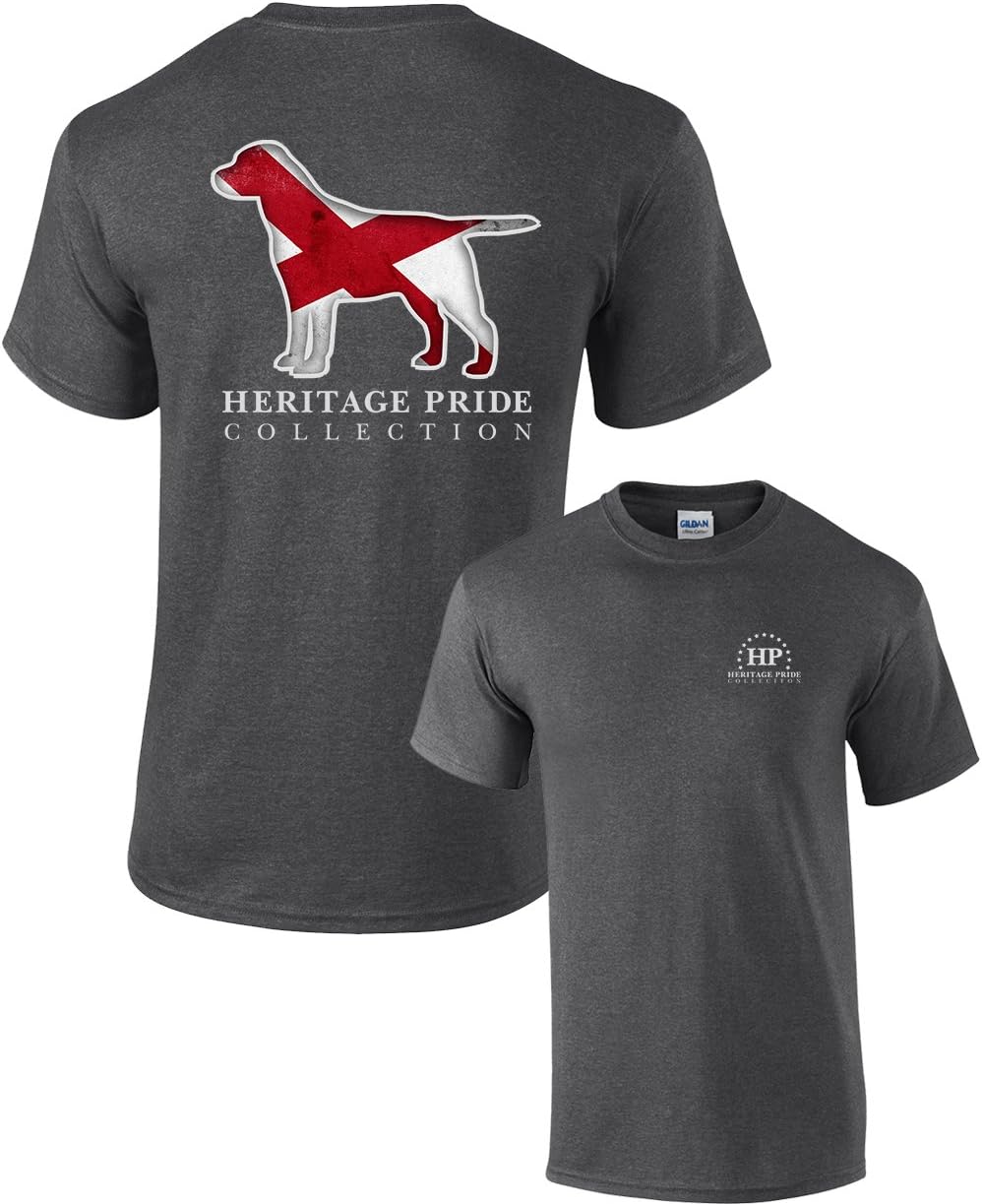 Heritage Pride Alabama Dog Puppy Tee - Heather Gray