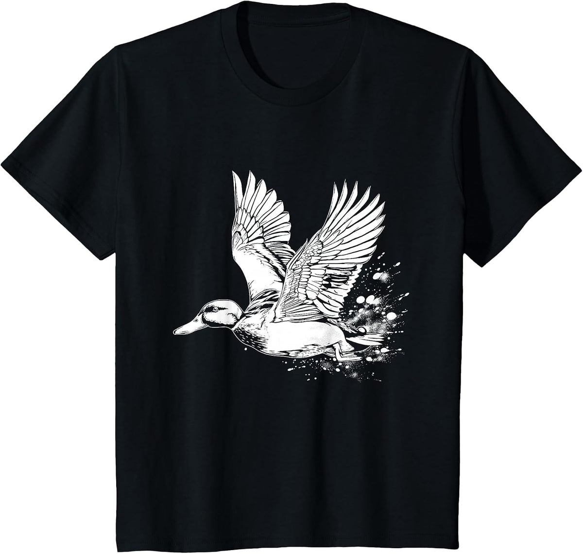 Duck Hunting Waterfowl Mallard Duck Hunter T-Shirt - Black