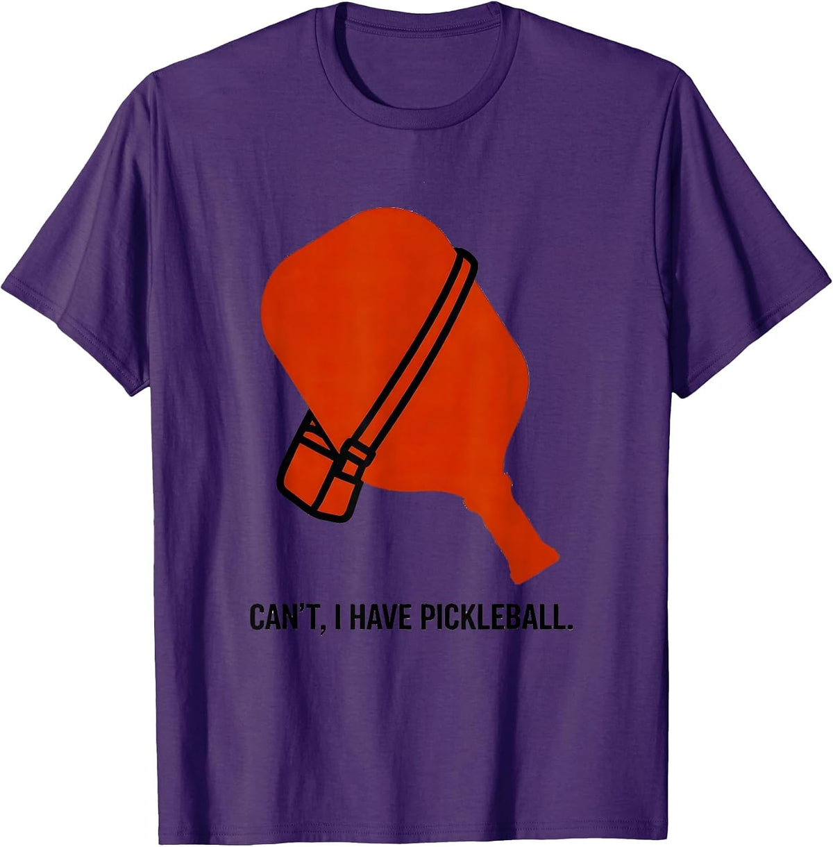 Can't I Have Pickleball Funny Tennis Player Humor Gift T-Shirt - Purple